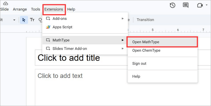3 open math type