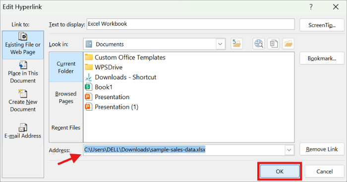 4 link excel workbook