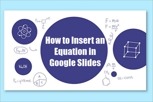 equations on google slides