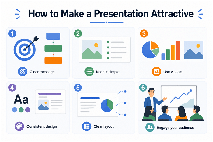 make presentation attractive