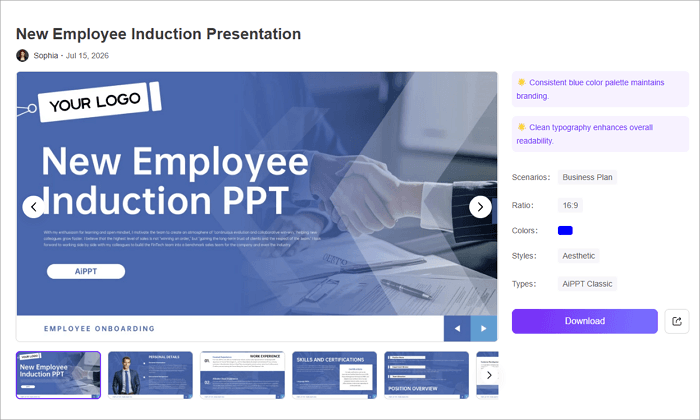 new employee induction