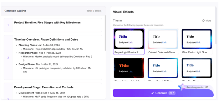 3 check outline and theme