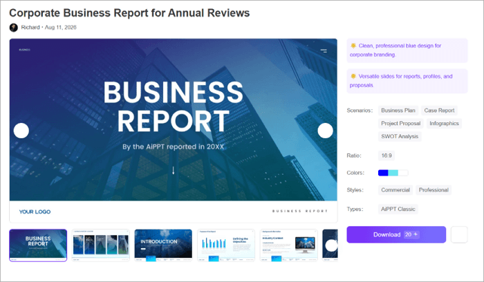 6 annual business report
