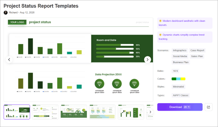 7 project status presentation