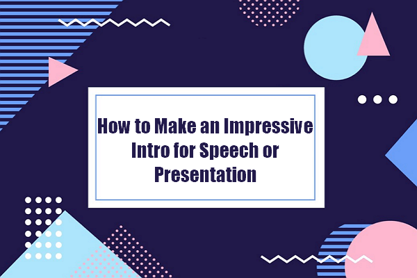 intro for speech