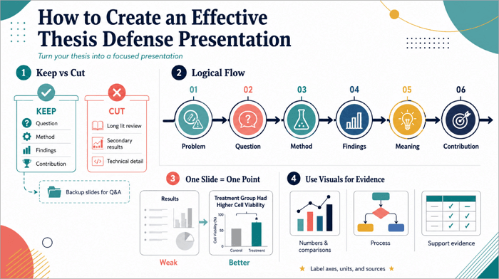 make thesis defense presentation