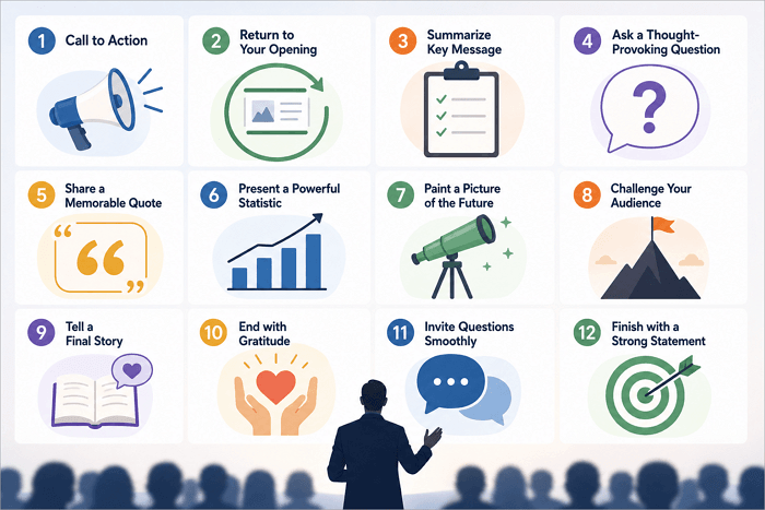 ways to end presentation