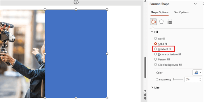 3 apply gradient fill