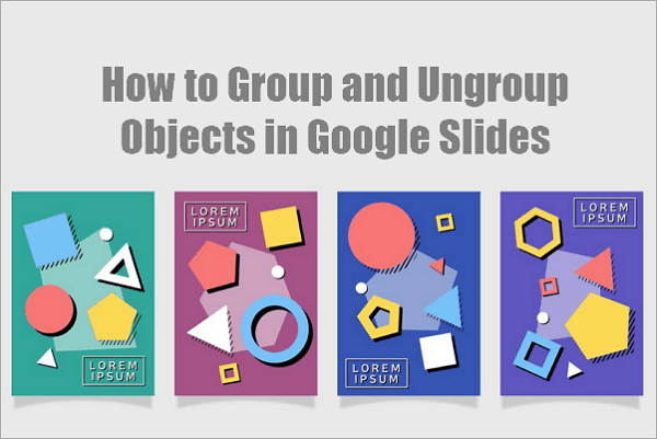 group on google slides