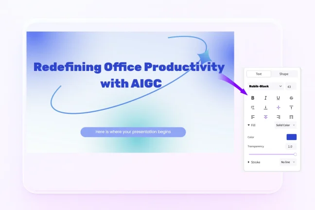Intuitive Visual Editing Interface Intuitive Visual Editing Interface